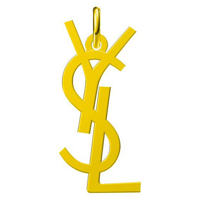 YSL-968289光金字母YSL吊坠19.6mm