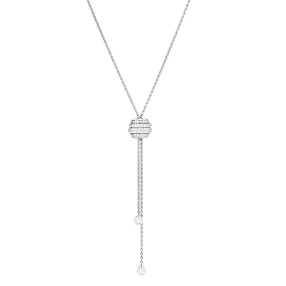BJ-G33P0097 five-ring diamond pendant