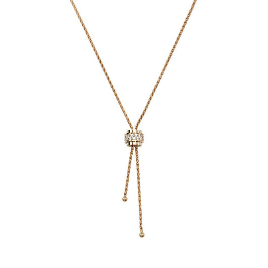 BJ-G33P0080 two-ring diamond pendant