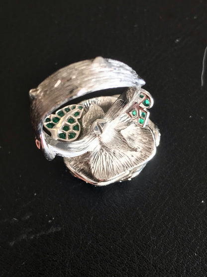 DA-JBAG85958玫瑰花大花头戒指 客版