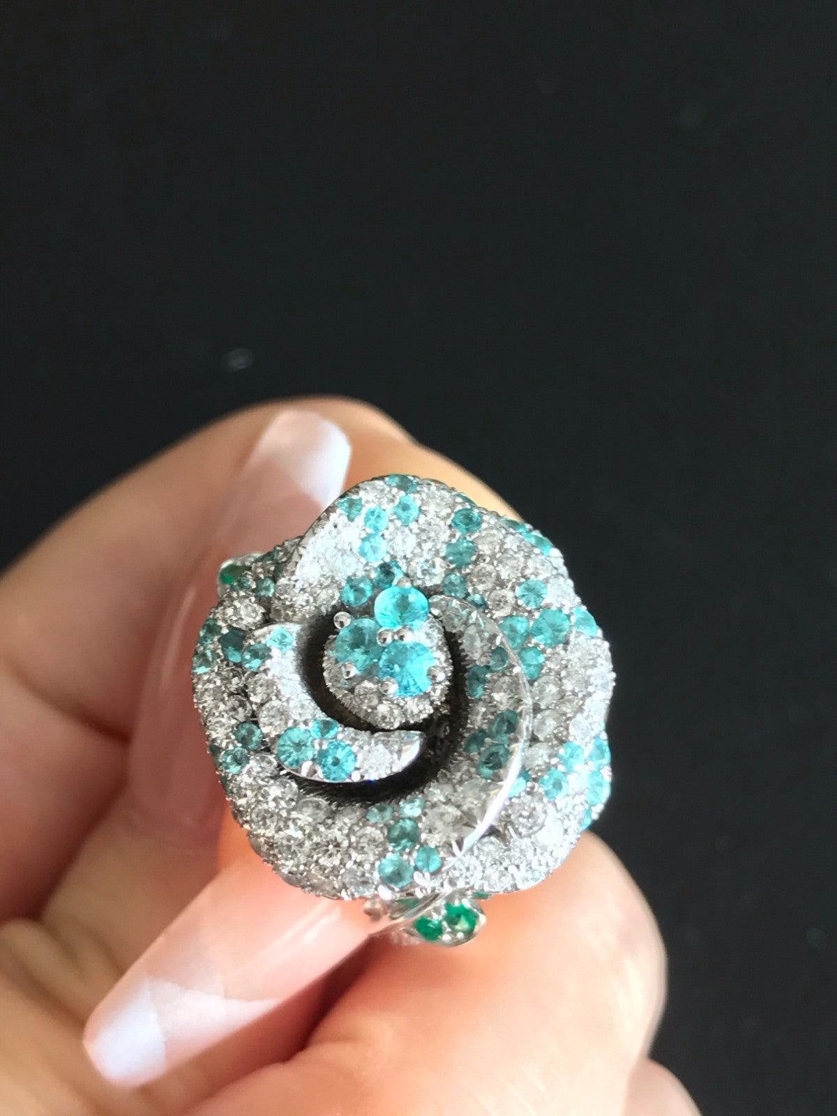 DA-JBAG85958玫瑰花大花头戒指 客版