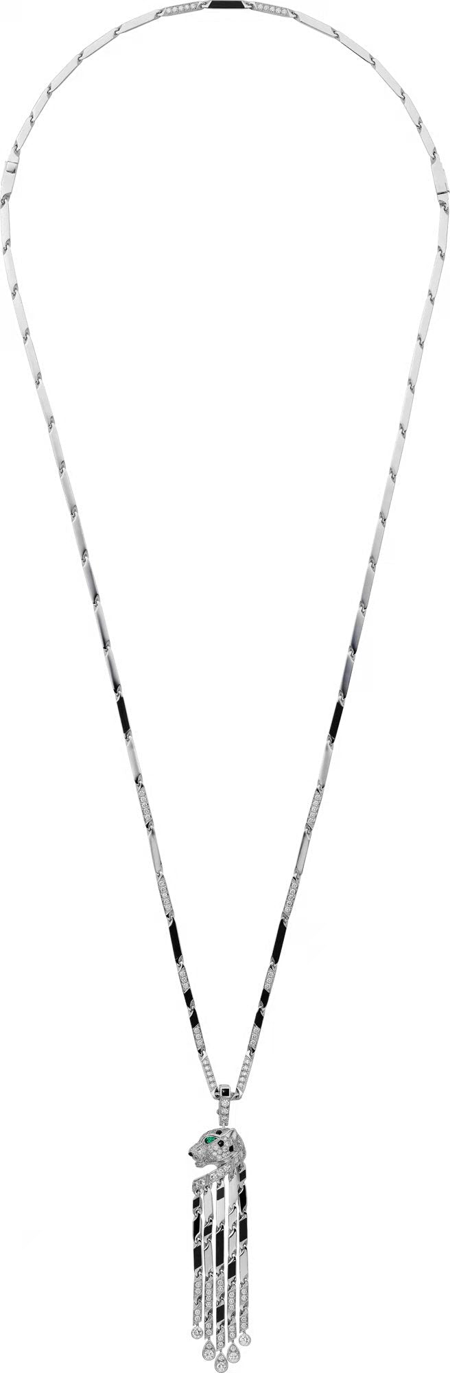 KDY-B8031197 leopard head side agate large necklace (total chain length 24 inches)