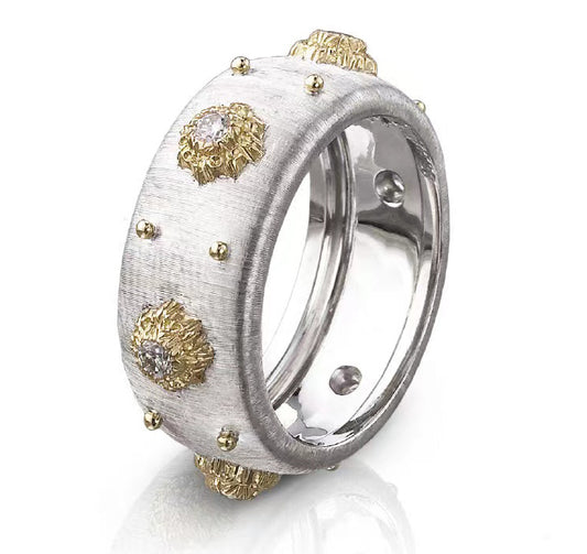 BQLT-JZ818687 diamond pattern ring