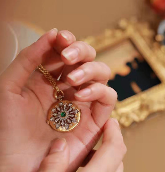 BQLT-XL291156 pocket watch hollow color pendant