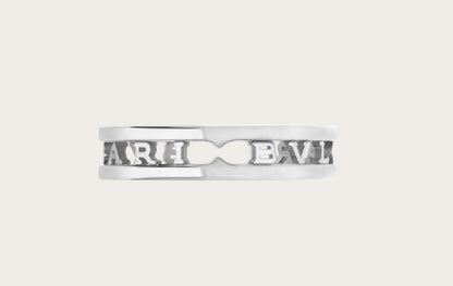 BGL-AN859308 Baogai letters hollow logo ring