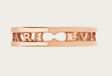 BGL-AN859308 Baogai letters hollow logo ring