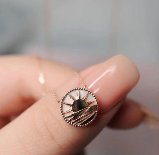DA-JRDV9063612mm sun bolt pendant necklace