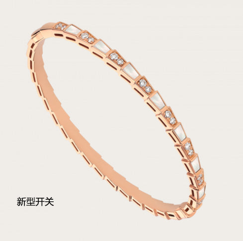 BGL-BR859370 solid negative version BGL half-inlaid snake bracelet (new style switch)