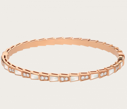 BGL-BR859370 solid negative version BGL half-inlaid snake bracelet (new style switch)