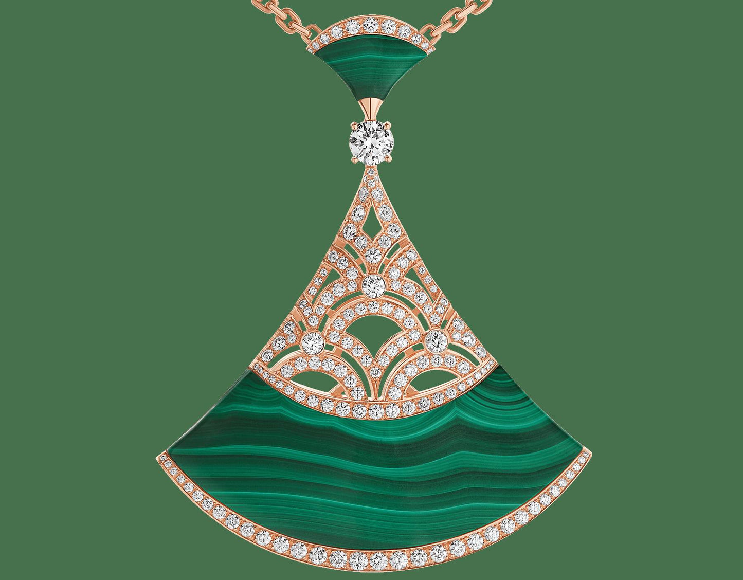 BGL-358222 Middle East exclusive special edition fan-shaped necklace