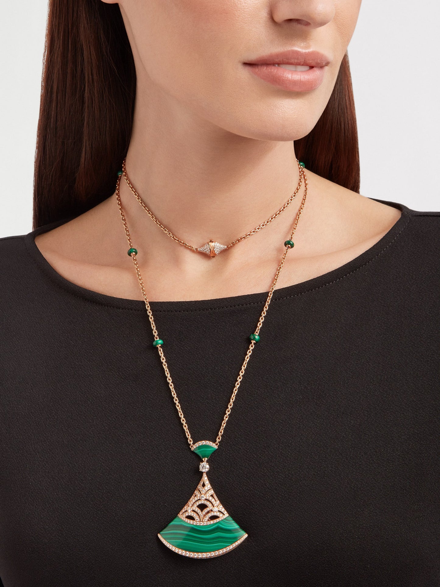 BGL-358222 Middle East exclusive special edition fan-shaped necklace