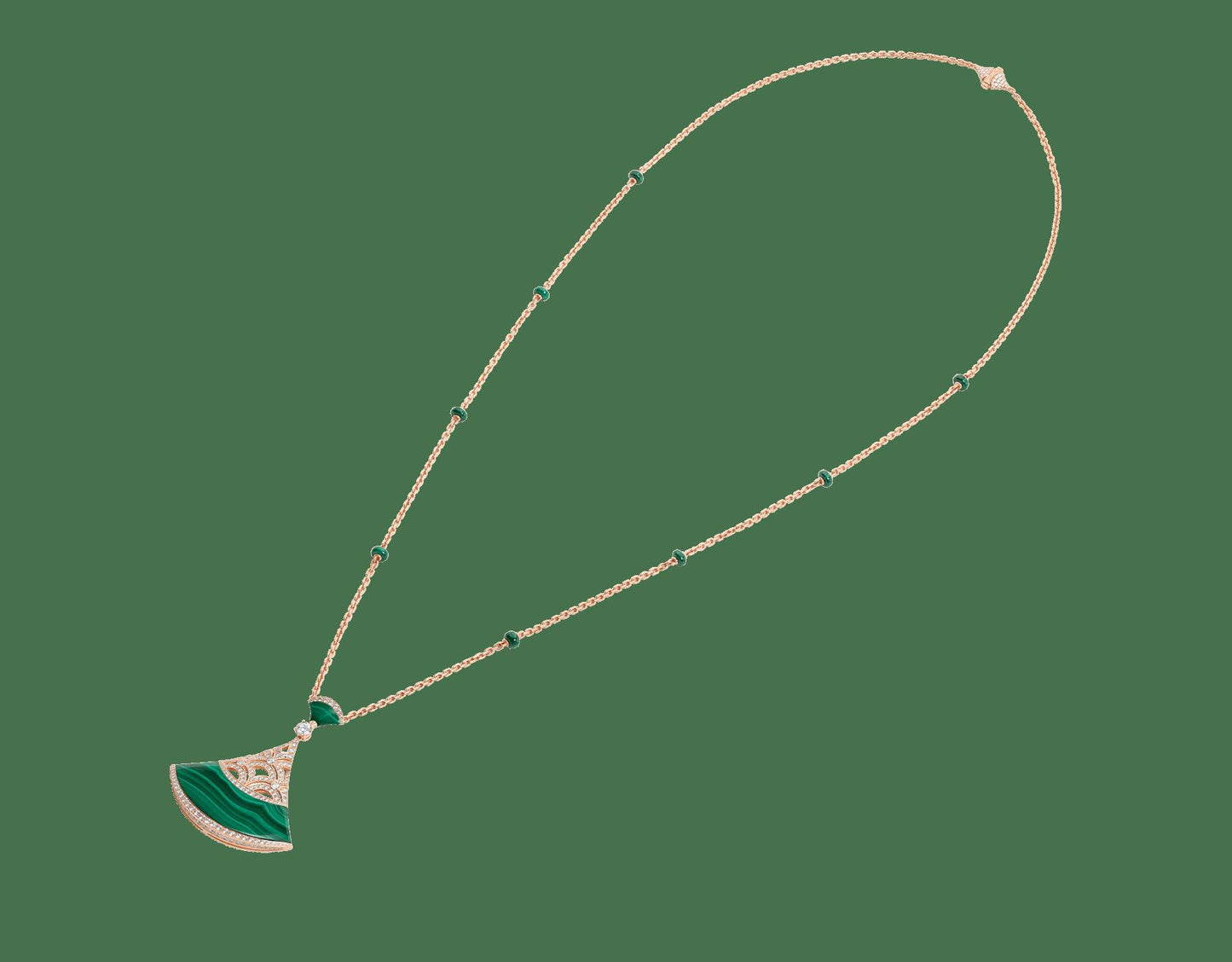 BGL-358222 Middle East exclusive special edition fan-shaped necklace