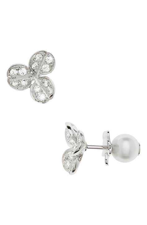 YBM-PE01646PU clover flower ear pressed clover pearl