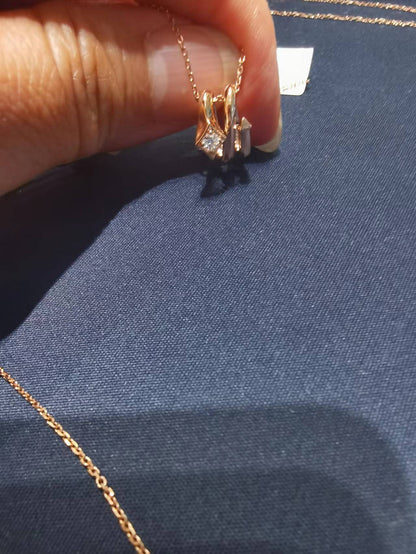 DBES-N5105790 twisted strap pendant