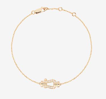 FLD-6B1125 small horseshoe diamond bracelet