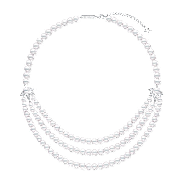 TSQ-175 Pearl Star Necklace