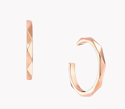 GLF-RGE1575 triangular diamond face earrings