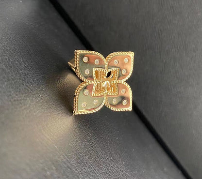 LBT-ADR777RI1247镂空花丝带钻戒指34.2mm