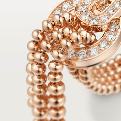 KDY-N4780800 geometric clip circle bead string ring