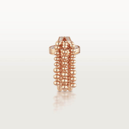 KDY-N4780800 geometric clip circle bead string ring