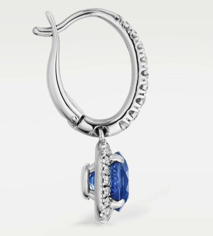 KDY-N8515210 surrounding stone main stone egg-shaped earrings