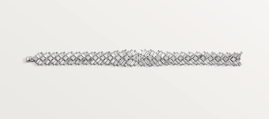 KDY-H6019817 square diamond ladder square set bracelet
