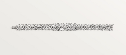 KDY-H6019817 square diamond ladder square set bracelet