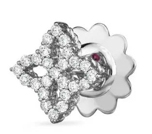 LBT-YU321542四叶镶钻花头扭绳耳钉