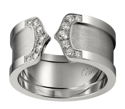 KDY-U8456035 Double C wide arm 10mm open ring
