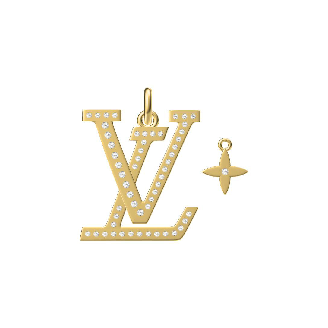 LV-Q20433字母LVlogo吊坠
