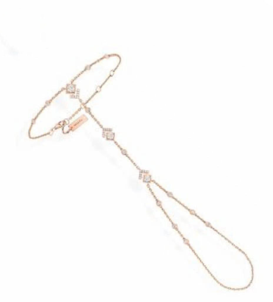 MSK-7274, V-shaped round bar combination bracelet