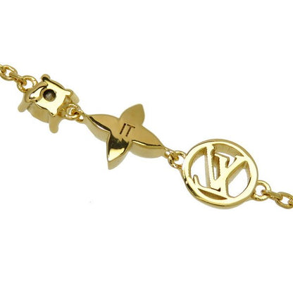 LV-M00374梅花LOGO光金手链