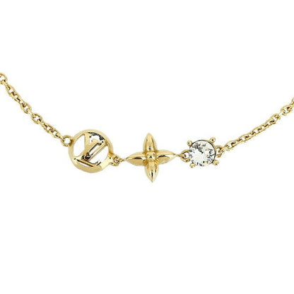LV-M00374梅花LOGO光金手链