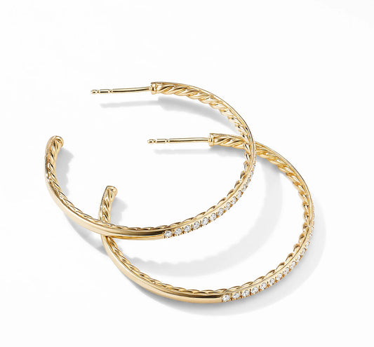 DY-8404743 twisted rope earrings