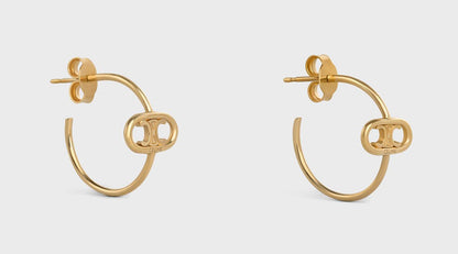 SL-ES13363418 Double C runway earrings (19mm)
