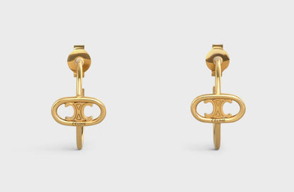 SL-ES13363418 Double C runway earrings (19mm)