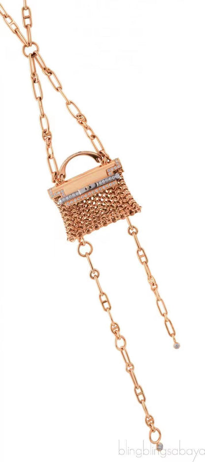 AMS-H140792B tassel bag necklace