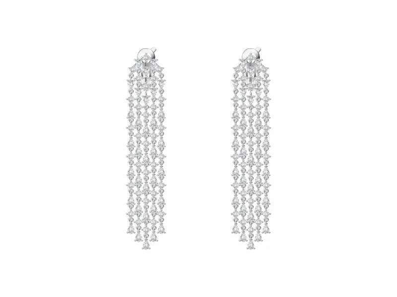 DBES-E8123031 long water drop earrings