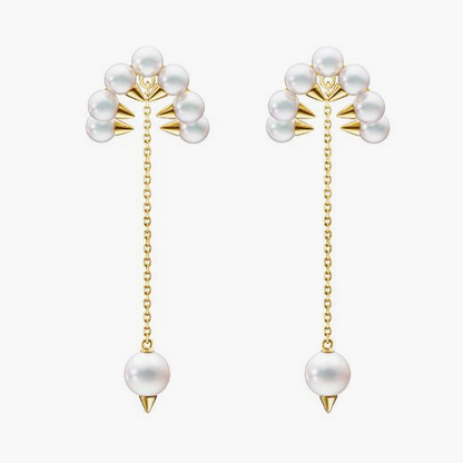 TSQ-E-4386 Dog Tooth Chicken Feet Earrings