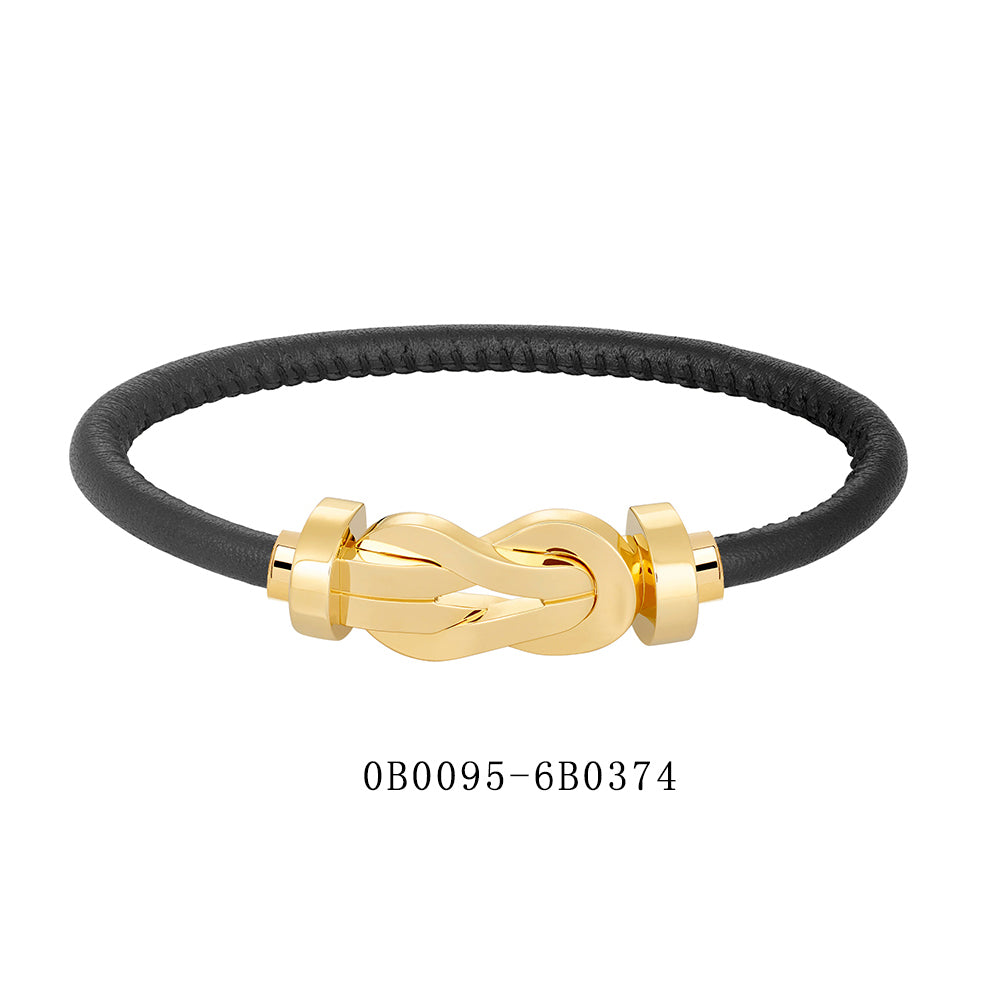 FLD-0B0095-6B0110, twisted rope style, light gold, large size
