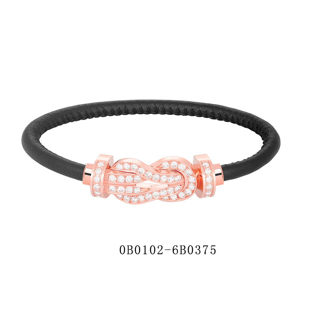 FLD-0B0103-6B1056 twisted rope full diamond large bolt chain guest version