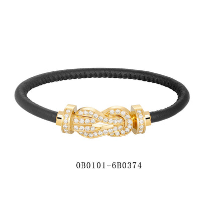 FLD-0B0103-6B1056 twisted rope full diamond large bolt chain guest version