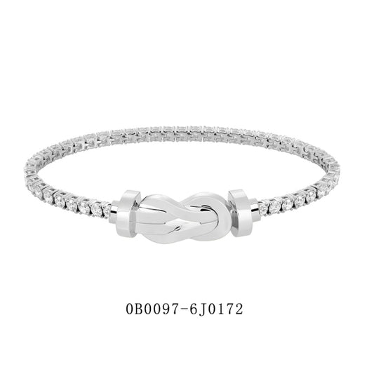 FLD-0B0097-6J0172, twisted rope style, light gold, large size, diamond chain