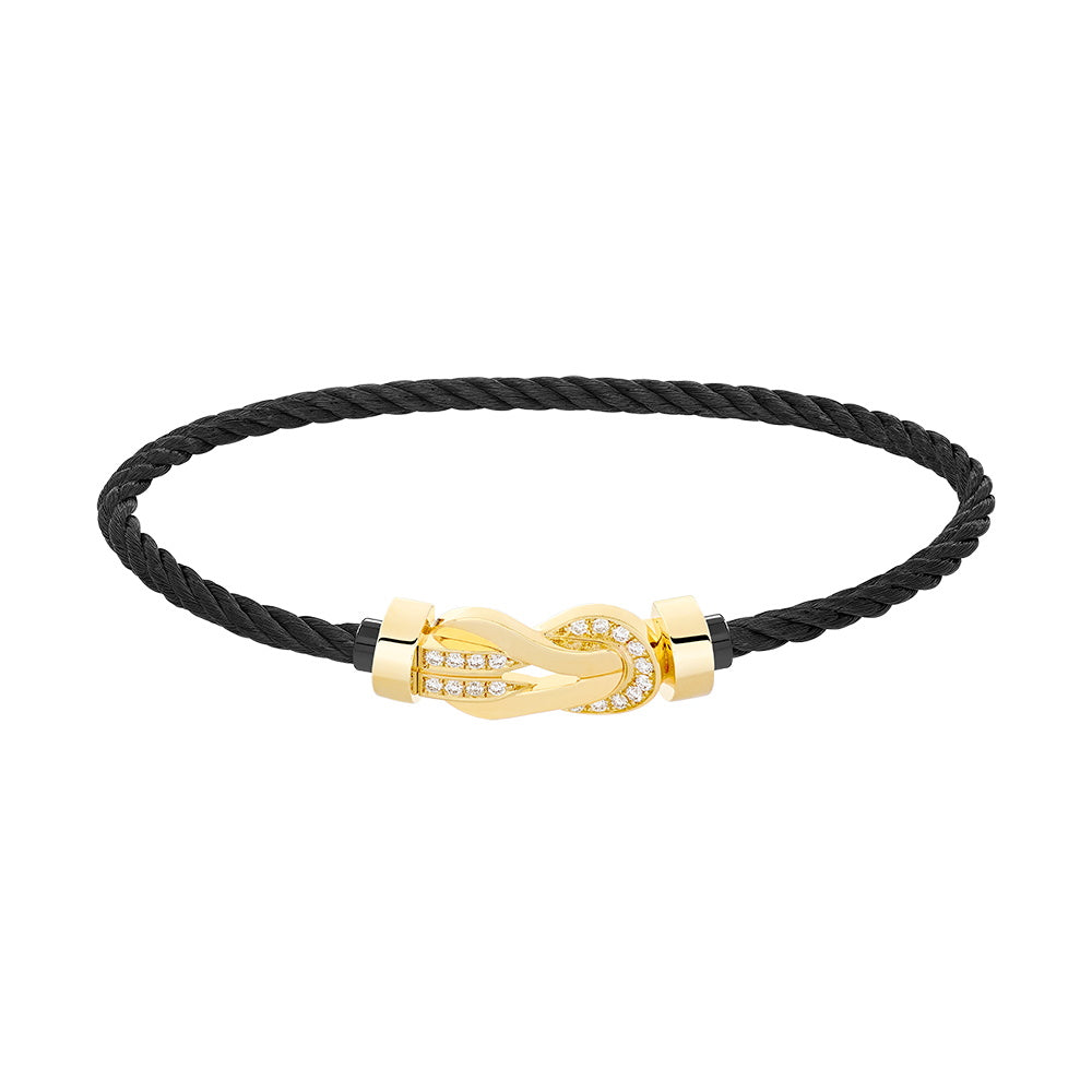 FLD-0B0107-6B0372 twisted rope half diamond medium size bracelet guest version