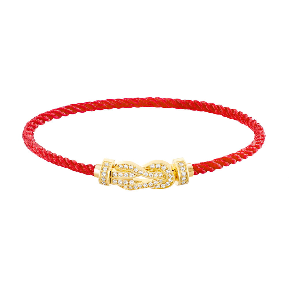 FLD-0B0110-6B0287 twisted rope full diamond medium size bracelet guest version