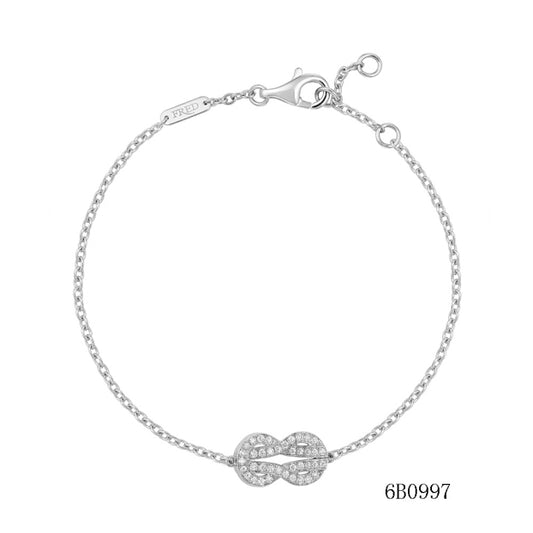 FLD-6B0997 twisted rope full diamond large bracelet