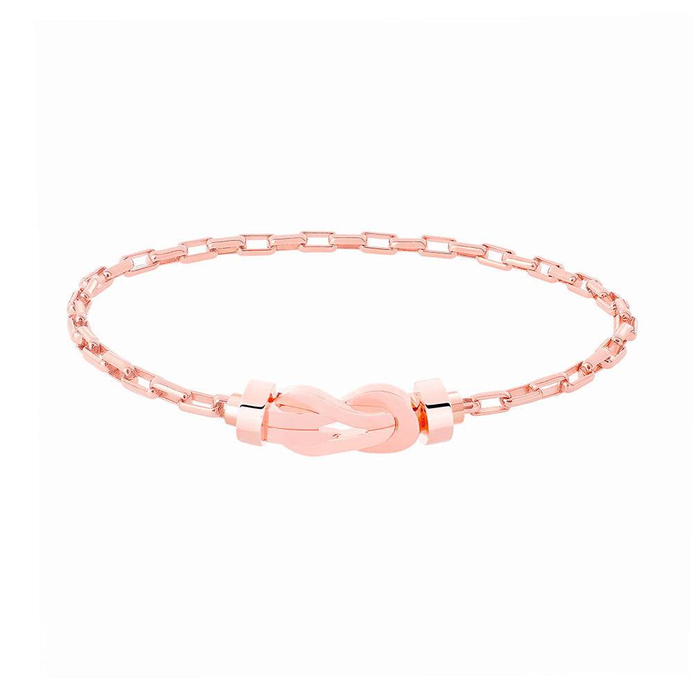 FLD-FRED twisted rope light gold bracelet medium guest version