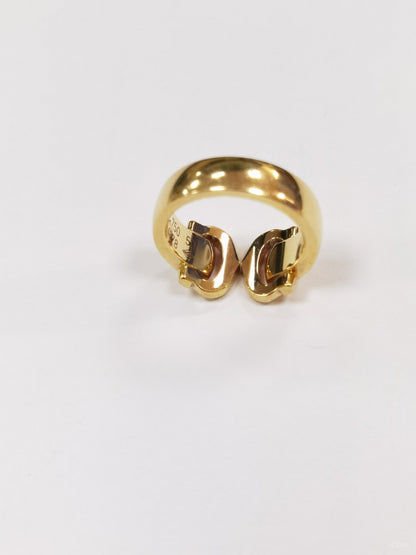 KDY-BA990623 double C light gold ring guest version