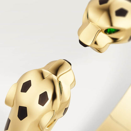 KDY-N6719217 straight agate double-headed leopard open bracelet