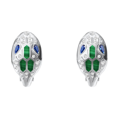 BGL-OR793260 full diamond wave surface agate snake ear racket (10mm)